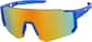 Angle view of Wrap-Around Sunglasses T01841642 in Blue thumbnail