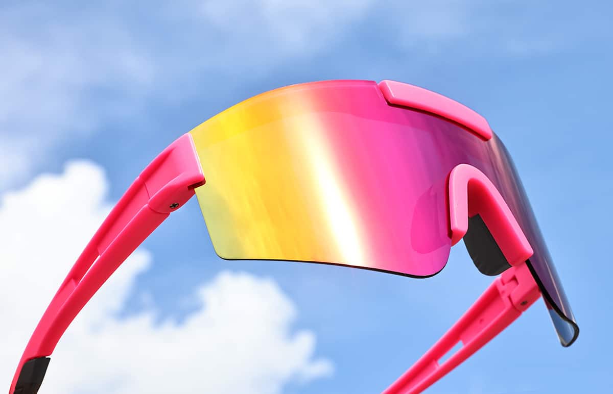 Image of Wrap-Around Shield Sunglasses