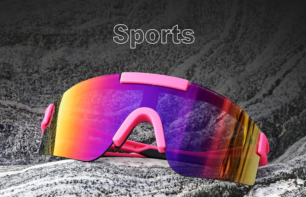 Image of Wrap-Around Shield Sunglasses