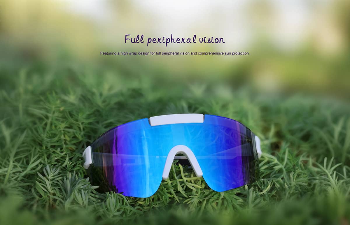 Image of Wrap-Around Shield Sunglasses