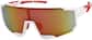 Angle view of Wrap-Around Polarized Sunglasses T01873018 in White thumbnail