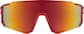 Front view of Wrap-Around Sunglasses  T01881818 in Red thumbnail