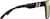 Side view of Square Polarized Sunglasses T01892122 in Black thumbnail