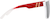 Side view of Square Polarized Sunglasses T01893011 in White thumbnail
