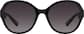 Front view of Round Sunglasses T01902112 in Black thumbnail