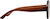 Side view of Round Sunglasses T01921515 in Brown thumbnail