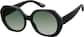 Angle view of Geometric Sunglasses T01922112 in Black thumbnail