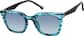 Angle view of Square Sunglasses T01931616 in Blue thumbnail