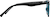 Side view of Rectangle Sunglasses T01931616 in Blue thumbnail