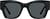 Front view of Square Sunglasses T01952112 in Black thumbnail