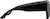 Side view of Square Sunglasses T01952112 in Black thumbnail