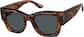 Angle view of Square Sunglasses T01952512 in Tortoiseshell thumbnail