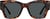 Front view of Square Sunglasses T01952512 in Tortoiseshell thumbnail