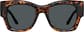 Front view of Square Sunglasses T01952512 in Tortoiseshell thumbnail