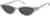 Angle view of Cat-Eye Sunglasses T01961112 in Silver thumbnail