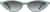 Front view of Cat-Eye Sunglasses T01962412 in Green thumbnail