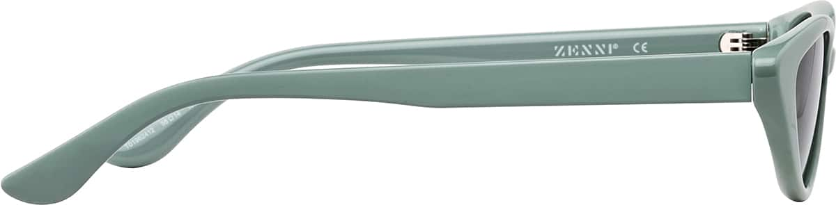 Side view of Cat-Eye Sunglasses T01962412 in Green