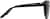 Side view of Cat-Eye Sunglasses T01972115 in Black thumbnail