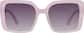 Front view of Square Sunglasses T01981917 in Pink thumbnail