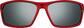 Front view of Rectangle Sunglasses T01991812 in Red thumbnail