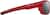 Side view of Rectangle Sunglasses T01991812 in Red thumbnail