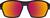 Front view of Geometric Sunglasses T02002118 in Black with Flame Mirror thumbnail
