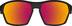 Geometric Sunglasses T02002118 in Black with Flame Mirror