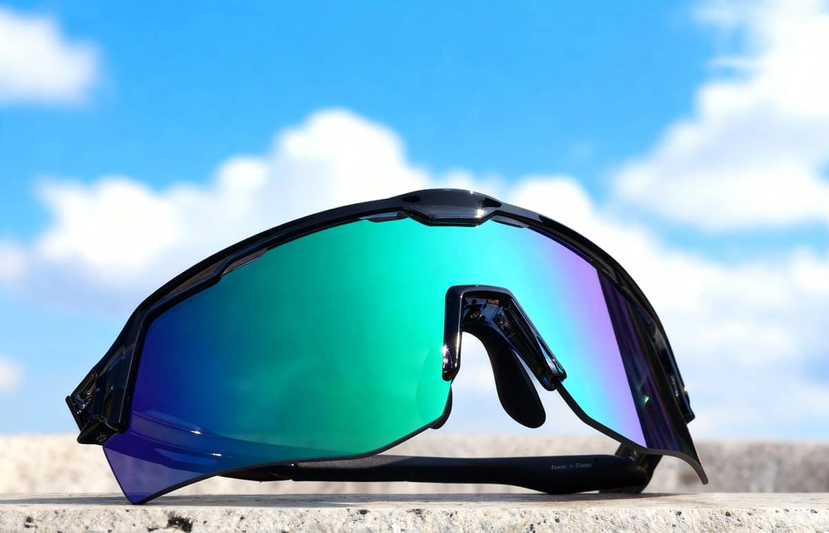 Image of Wrap-Around Shield Sunglasses