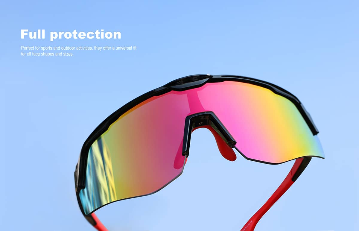 Image of Wrap-Around Shield Sunglasses