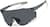 Angle view of Wrap-Around Shield Sunglasses T02061612 in Gray with Gray Lens thumbnail