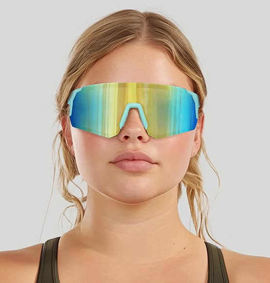 Image of Wrap-Around Sports Sunglasses