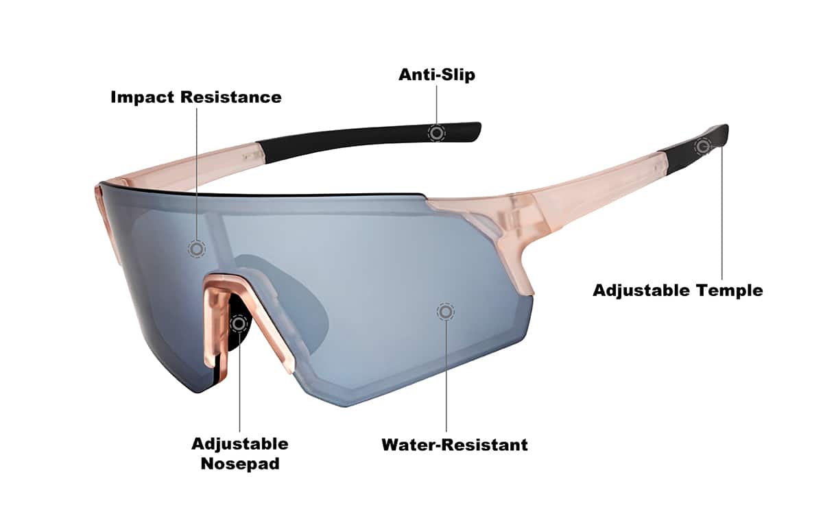 Image of Wrap-Around Sports Sunglasses