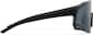 Side view of Wrap-Around Sports Sunglasses T02072112 in Black with Gray Lenses thumbnail