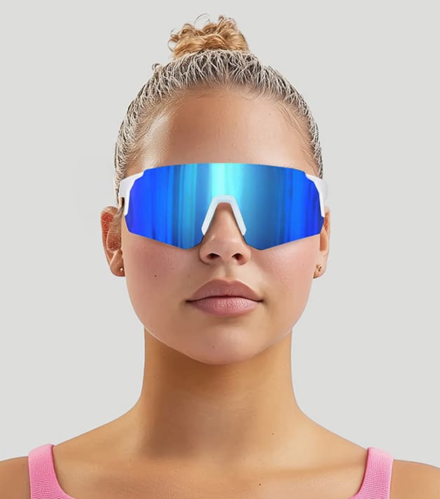 Image of Wrap-Around Sports Sunglasses