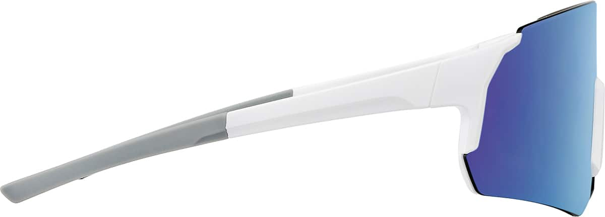 Side view of Sport Polarized Sunglasses T02073016 in White