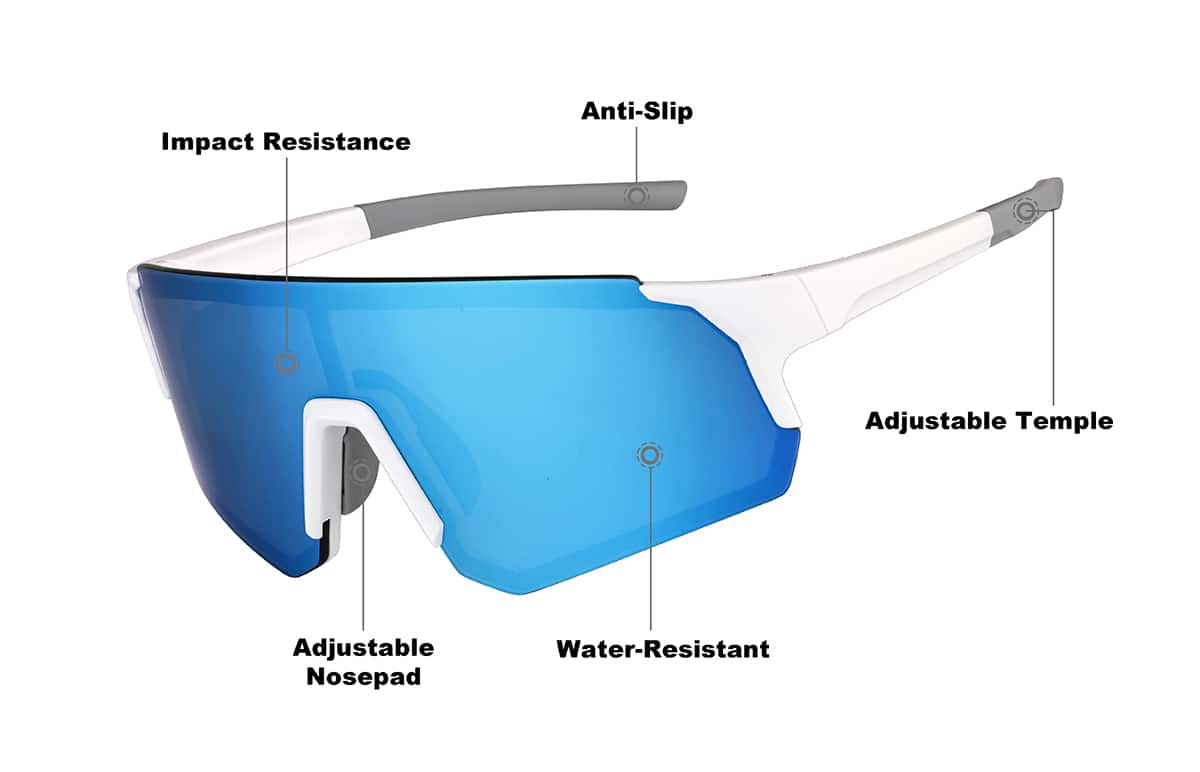Image of Wrap-Around Sports Sunglasses
