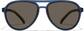 Front view of Aviator Sports Sunglasses T02101615 in Blue with Gray Lenses thumbnail