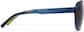 Side view of Aviator Sports Sunglasses T02101615 in Blue with Gray Lenses thumbnail