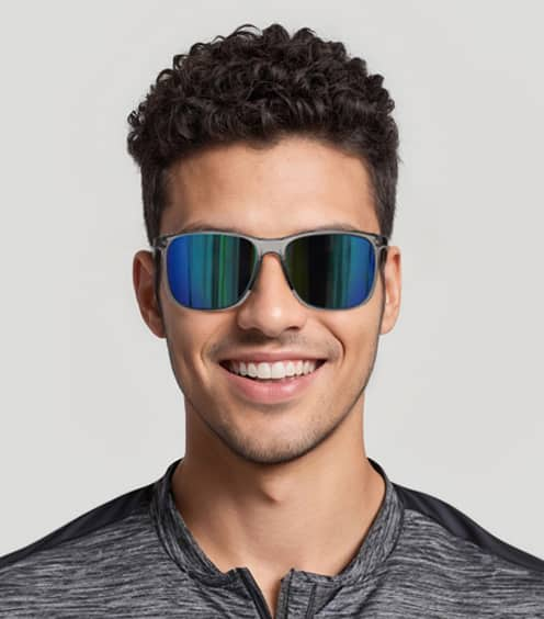 Image of Square Sports Sunglasses