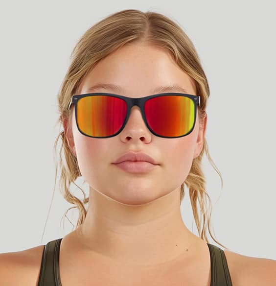 Image of Square Sports Sunglasses