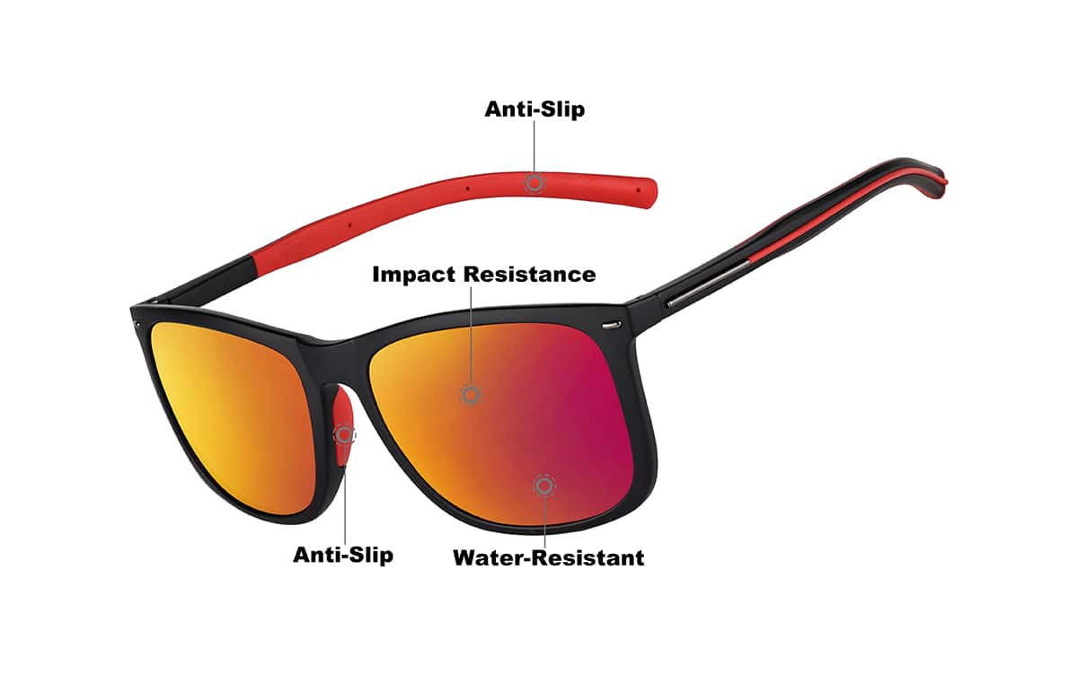 Image of Square Sports Sunglasses