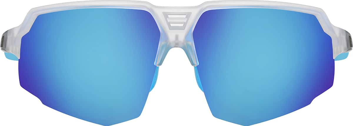 Front view of Sport Polarized Sunglasses T02122316 in Clear