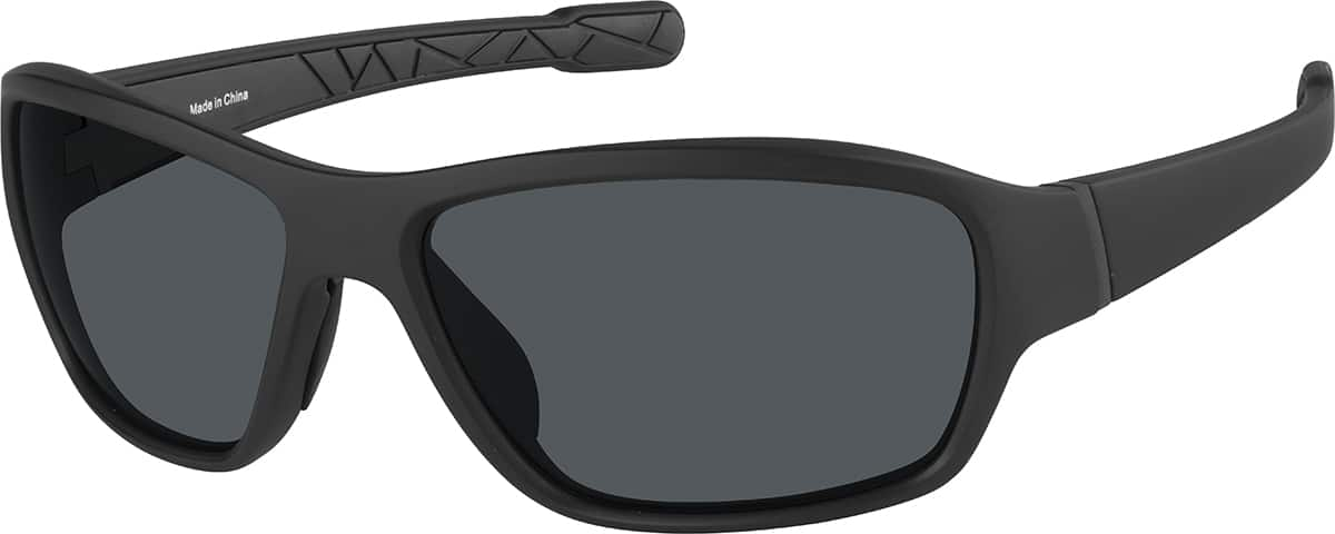 Angle view of Rectangle Sunglasses T02132121 in Black