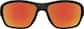 Front view of Wrap-Around Sunglasses T02132142 in Black thumbnail