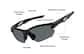 Image of Half Rim Wrap-Around Sunglasses thumbnail