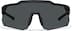 Wrap-Around Shield Sunglasses T02172121 in Black with Gray Lens