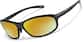 Angle view of Oval Sunglasses T02181214 in Gray with Gold Mirror thumbnail