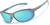 Angle view of Wrap-Around Oval Sunglasses T02181616 in Gray with Sky Blue  Mirror thumbnail