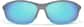 Front view of Oval Sunglasses T02181616 in Gray with Sky Blue  Mirror thumbnail