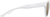 Side view of Round Sunglasses T02193019 in White thumbnail